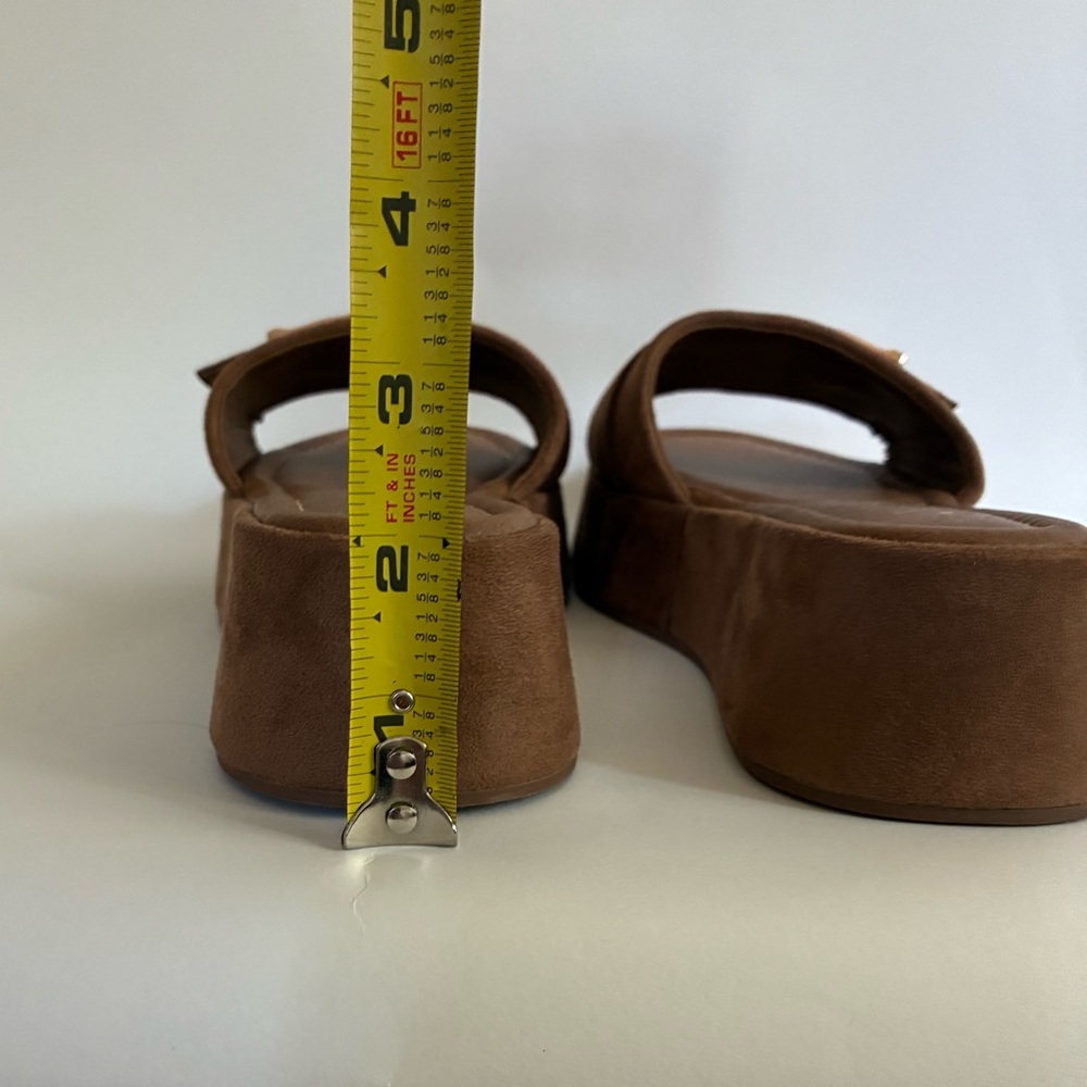 Seychelles Suede Platform Sandals - Picture 8 of 10